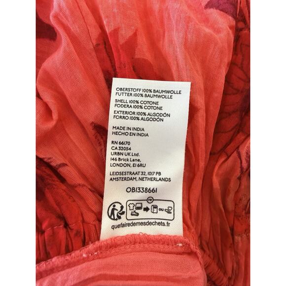 Free People Ultraviolet Dress in Strawberry Combo - Size Large - Picture 6 of 7